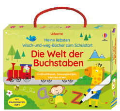 Meine liebsten Wisch-und-weg-Bücher zum Schulstart: Die Welt der Buchstaben - mit abwischbarem Stift – Koffer voller Lernspaß zum Thema Buchstaben – für Kinder ab 4 Jahren