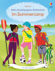 Mein Anziehpuppen-Stickerbuch: Im Sommercamp - Stickerheft mit vielen Anzieh-Stickern – Abenteuer im Ferienlager – für Kinder ab 5 Jahren