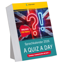 Langenscheidt Sprachkalender Englisch A Quiz a Day 2026 - Tagesabreißkalender
