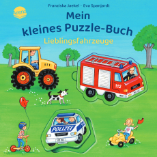 Mein kleines Puzzle-Buch. Lieblingsfahrzeuge - Pappbilderbuch mit drei großen Puzzleteilen