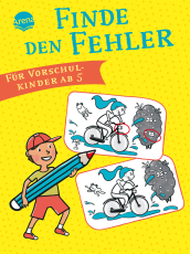 Finde den Fehler für Vorschulkinder ab 5 - 40 Suchbilder und Fehlerrätsel für Kinder ab 5 Jahren. Beschäftigung. Selbstständiges Lernen zuhause und unterwegs. Lösungskontrolle. Konzentration fördern