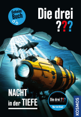 Die drei ??? Nacht in der Tiefe - Geheimbuch mit verschlossenen Seiten zum Auftrennen für Krimi-Fans ab 10 Jahren um einen packenden Fall in einer Unterwasserstation.
