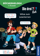 Die drei ??? Kids, Bücherhelden 1. Klasse, Witze zum Lesenlernen - Leicht lesen lernen - Witze für Erstleser - lache mit Justus, Peter und Bob und lerne spielerisch lesen – für Kinder ab 6 Jahren