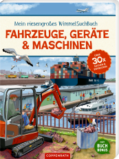 Mein riesengroßes WimmelSuchBuch: Fahrzeuge, Geräte & Maschinen - Über 30 x suchen und entdecken