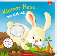 Mein erstes Guckloch-Fühlbuch: Kleiner Hase, wo bist du? - Mit Fühlteilen und großen Klappen