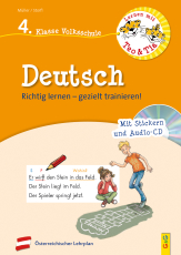 Lernen mit Teo und Tia Deutsch – 4. Klasse Volksschule mit CD - Richtig lernen – gezielt trainieren!