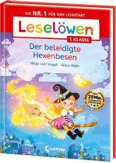 Leselöwen 1. Klasse - Der beleidigte Hexenbesen - Die Nr. 1 für den Lesestart - Mit Leselernschrift ABeZeh - Erstlesebuch für Kinder ab 6 Jahren