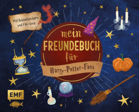 Mein Freundebuch für Harry Potter-Fans - Mit Rubbelstickern, Geburtstagskalender und Fan-Quiz zum gemeinsam Rätseln