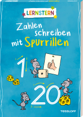 LERNSTERN. Zahlen schreiben mit Spurrillen - Gezielte Stiftführung üben durch vorgeprägte Linien