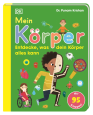 Mein Körper - Entdecke, was dein Körper alles kann. Mit 95 Klappen! Stabiles Pappbilderbuch für Kinder ab 3 Jahren