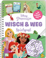 Disney Prinzessin: Wisch & Weg Spielspaß - Buch mit abwischbaren Seiten und Stift