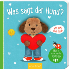 Meine sprechende Fingerpuppe: Was sagt der Hund? - Ich hab dich lieb!