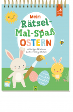 Mein Rätsel-Mal-Spaß Ostern | Für Kinder ab 4 Jahren - Mit lustigen Rätseln und bunten Frühlingsstickern