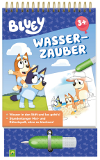 Bluey Malbuch Wasserzauber: Wassermalbuch ab 3 Jahren - Mal- & Rätselbuch mit Wassertankstift I Geschenk für Mädchen und Jungen