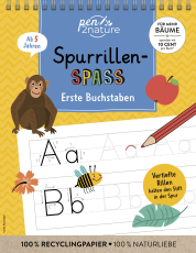 Spurrillen-Spaß Erste Buchstaben - Mit Schwungübungen & Rätseln