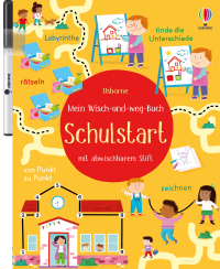 Mein Wisch-und-weg-Buch: Schulstart - mit abwischbarem Stift – Zähl-, Zuordnungs- und Schwungübungen für Kinder ab 4 Jahren
