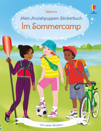 Mein Anziehpuppen-Stickerbuch: Im Sommercamp - Stickerheft mit vielen Anzieh-Stickern – Abenteuer im Ferienlager – für Kinder ab 5 Jahren