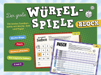 Der große Würfelspiele-Block - Die besten Familienspiele mit Würfel, Stift und Papier