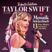 Taylor Swift Mosaik-Stickerbuch I Tribute Edition - 13 Foto-Motive zum Stickern nach Zahlen