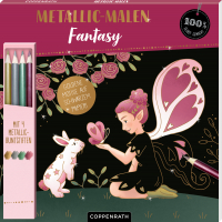 Metallic-Malen - Mit 4 Metallic-Buntstiften