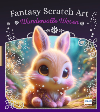 Fantasy Scratch Art - Wundervolle Wesen - 12 zauberhafte Kratzbilder zum Freikratzen für Kinder ab 5 Jahren, inkl. Bambusstift | fördert Kreativität, Fantasie & spielerisches Lernen – perfekt als Geschenk