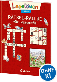 Leselöwen Rätsel-Rallye für Leseprofis - 2. Klasse (Rot) - Rätsel-Spaß zum Lesen- und Schreibenlernen für Kinder ab 7 Jahren