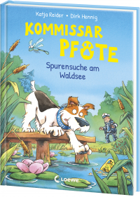Kommissar Pfote (Band 7) - Spurensuche am Waldsee - Begleite den beliebten Hunde-Held bei seiner Spurensuche - Lustiger Kinderkrimi zum Vorlesen und ersten Selberlesen ab 6 Jahren