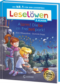 Leselöwen 2. Klasse - Alarm! Diebe im Freizeitpark! - Die Nr. 1 für den Leseerfolg - Mit Leselernschrift ABeZeh - Erstlesebuch für Kinder ab 7 Jahren