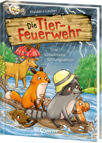 Die Tier-Feuerwehr (Band 2) - Eine klitschnasse Rettungsaktion - Ein neuer Einsatz für Eddie und seine Freunde! - Tierisch starkes Erstlesebuch von Bestseller-Autorin Vanessa Walder ab 7 Jahren