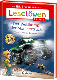 Leselöwen 1. Klasse - Der Wettkampf der Monstertrucks - Die Nr. 1 für den Lesestart - Mit Leselernschrift ABeZeh - Erstlesebuch für Kinder ab 6 Jahren