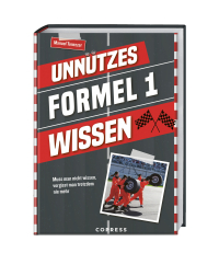 Unnützes Formel 1 Wissen - Muss man nicht wissen, vergisst man trotzdem nicht mehr. Über 500 unnütze Fakten zu Formel 1 und Motorsport, vor und hinter den Kulissen. Schönes Formel 1 Geschenk für Fans.