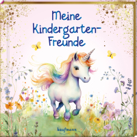 Meine Kindergarten-Freunde - Einhorn - mit Metallic-Farbschnitt