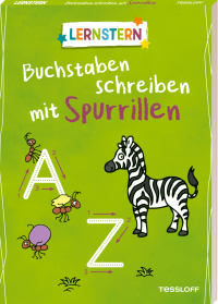 LERNSTERN. Buchstaben schreiben mit Spurrillen - Gezielte Stiftführung üben durch vorgeprägte Linien