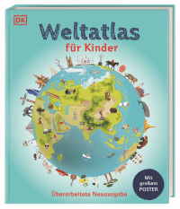 Weltatlas für Kinder - Mit großem Poster