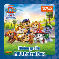 PAW Patrol: Meine große PAW Patrol Box - Box aus Metall mit Activitybuch, Malbuch, Stickerbogen und 6 Buntstiften