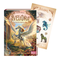 Avelora - Das Internat der magischen Pferde - Elementpferde und eine geheime Schule: zauberhaftes Fantasy-Abenteuer ab 9 Jahren - inklusive Stickerbogen